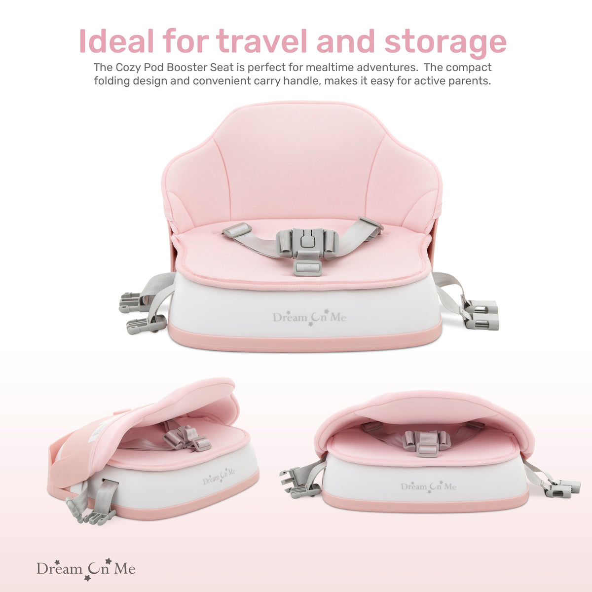 Dream On Me Cozy Pod Booster Seat with Removable Cover