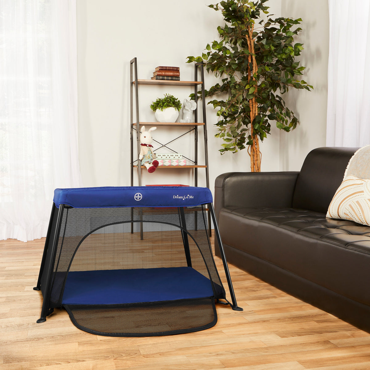 Dream On Me Travel Light Play Yard With Mesh Zipper Door