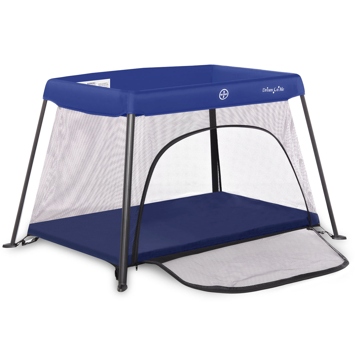 Dream On Me Travel Light Play Yard With Mesh Zipper Door