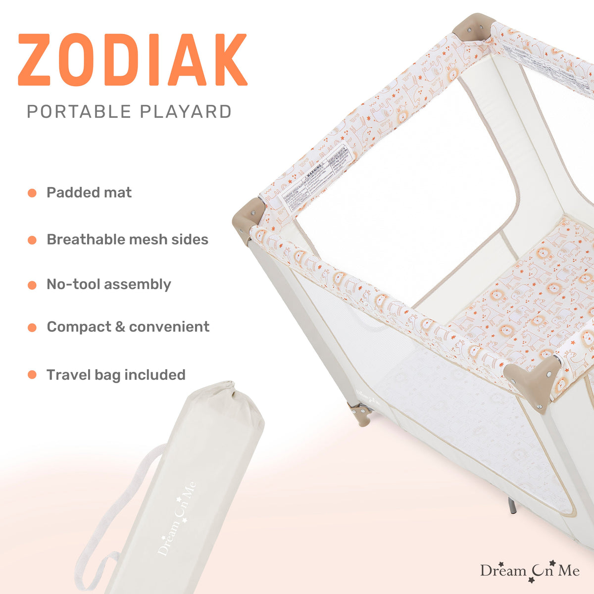 Dream On Me Zodiak Portable Play Yard