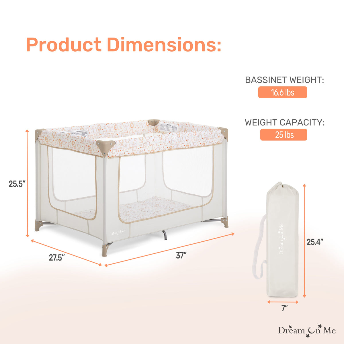 Dream On Me Zodiak Portable Play Yard