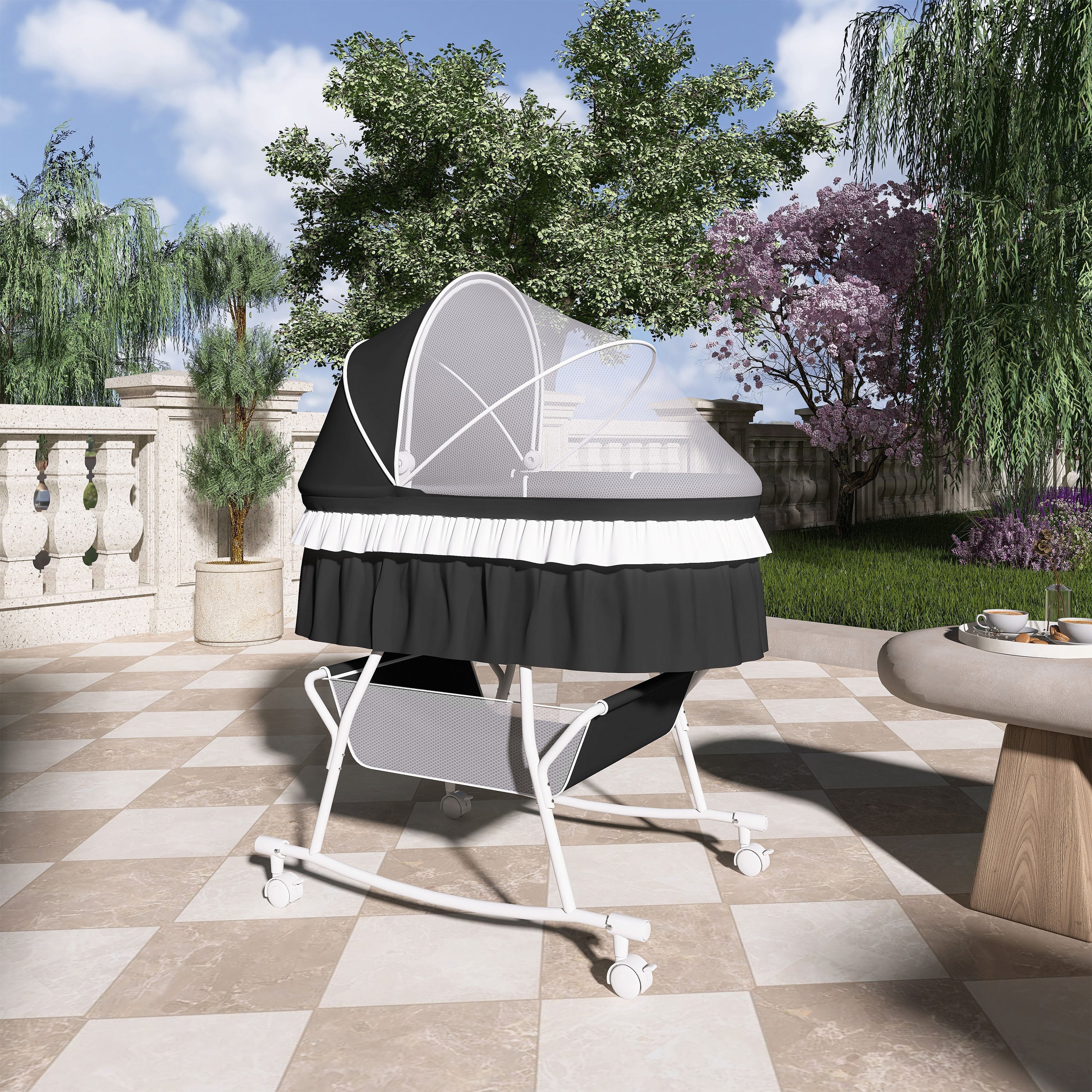 Dream On Me Lacy Portable 2-In-1 Bassinet