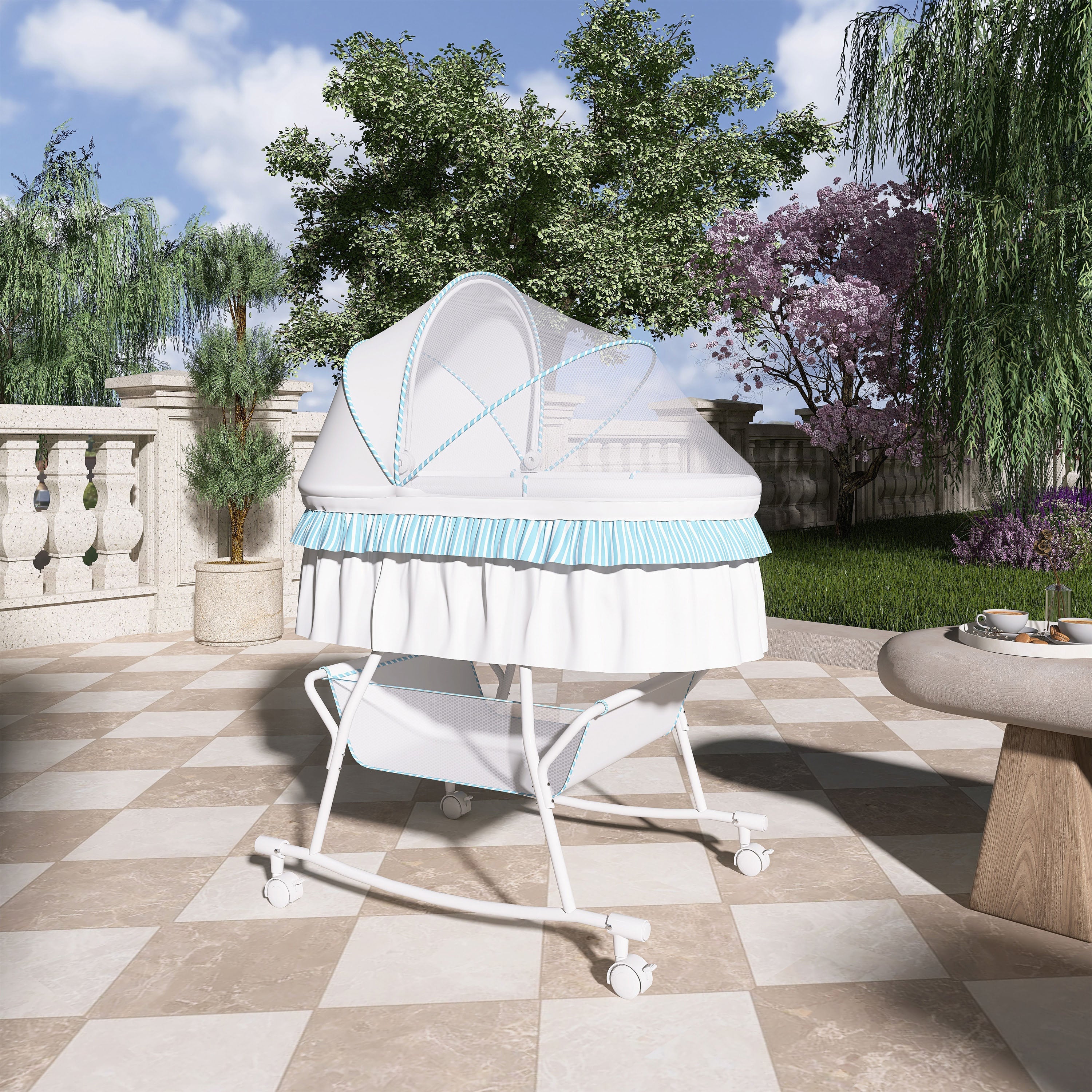Dream On Me Lacy Portable 2-In-1 Bassinet