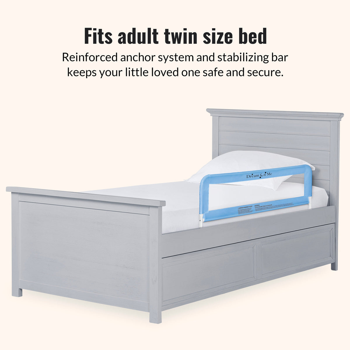 Dream On Me Adjustable Mesh Bed Rail
