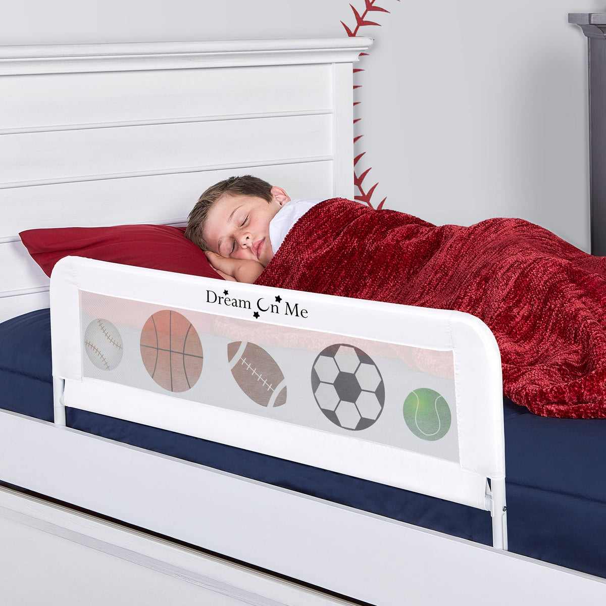 Dream On Me Adjustable Mesh Bed Rail