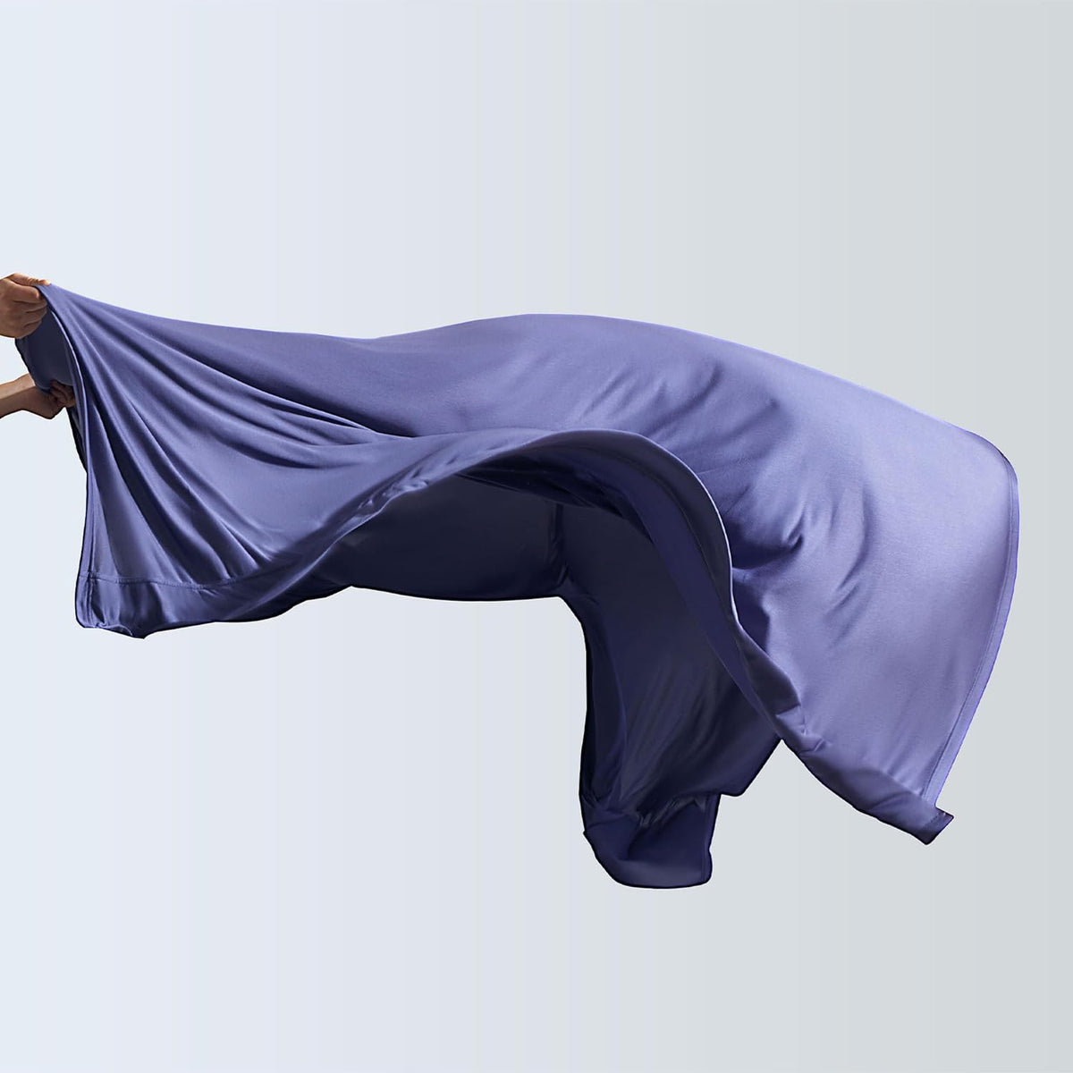 100% Microfiber Jersey Knit Sheet Set with Pillowcases - Navy