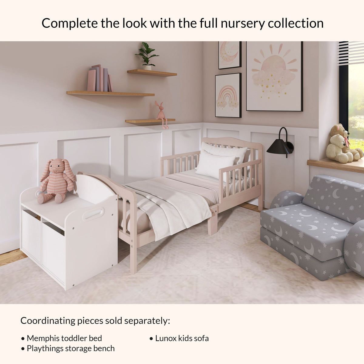 Dream On Me Memphis Classic Design Toddler Bed