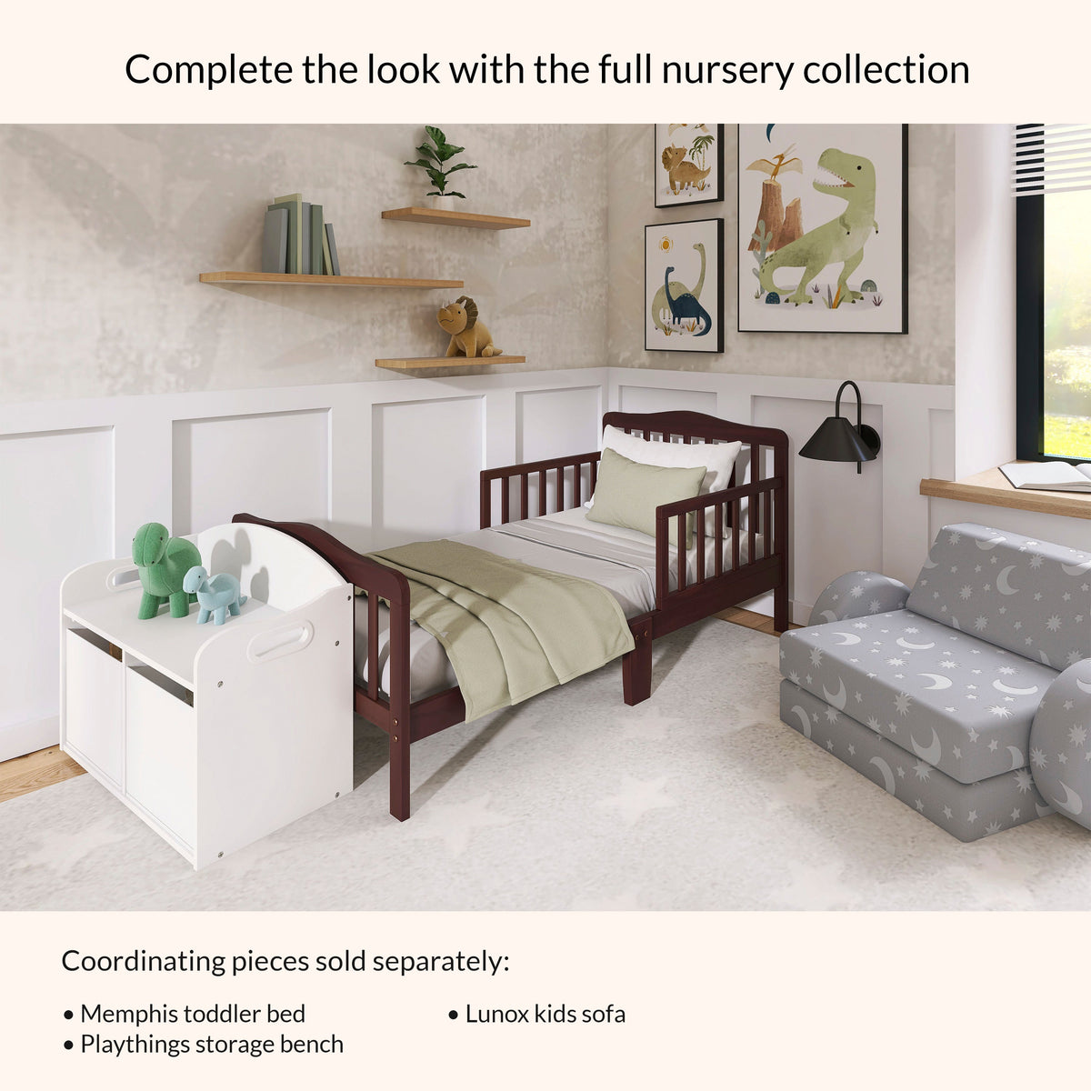 Dream On Me Memphis Classic Design Toddler Bed