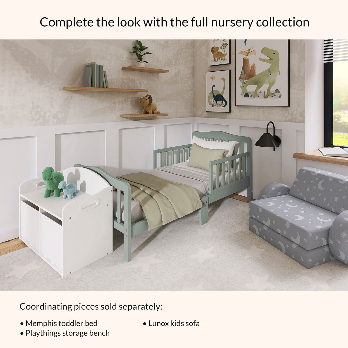 Dream On Me Memphis Classic Design Toddler Bed