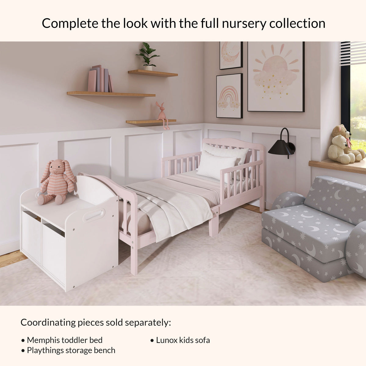 Dream On Me Memphis Classic Design Toddler Bed