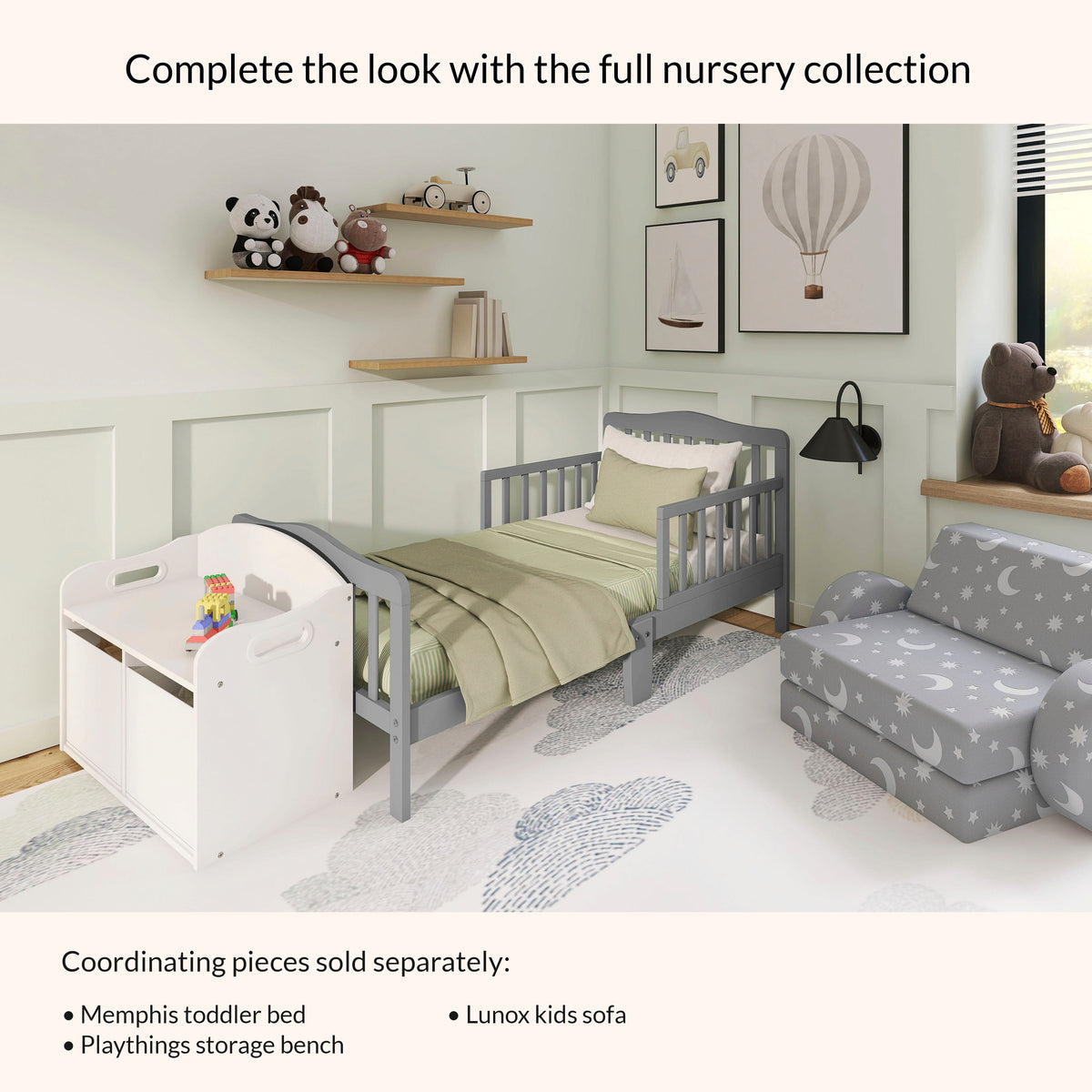 Dream On Me Memphis Classic Design Toddler Bed