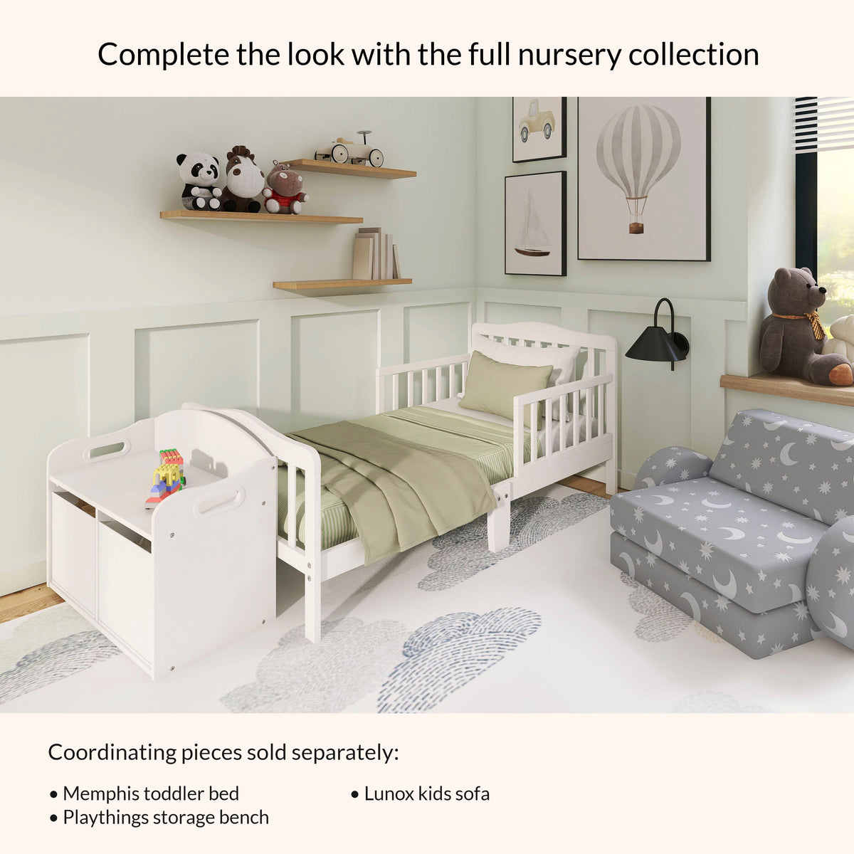 Dream On Me Memphis Classic Design Toddler Bed