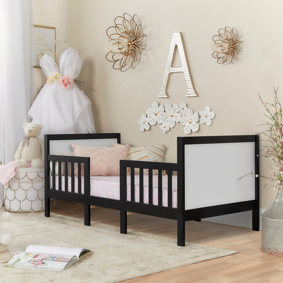 Dream On Me Hudson 3 In 1 Convertible Toddler Bed