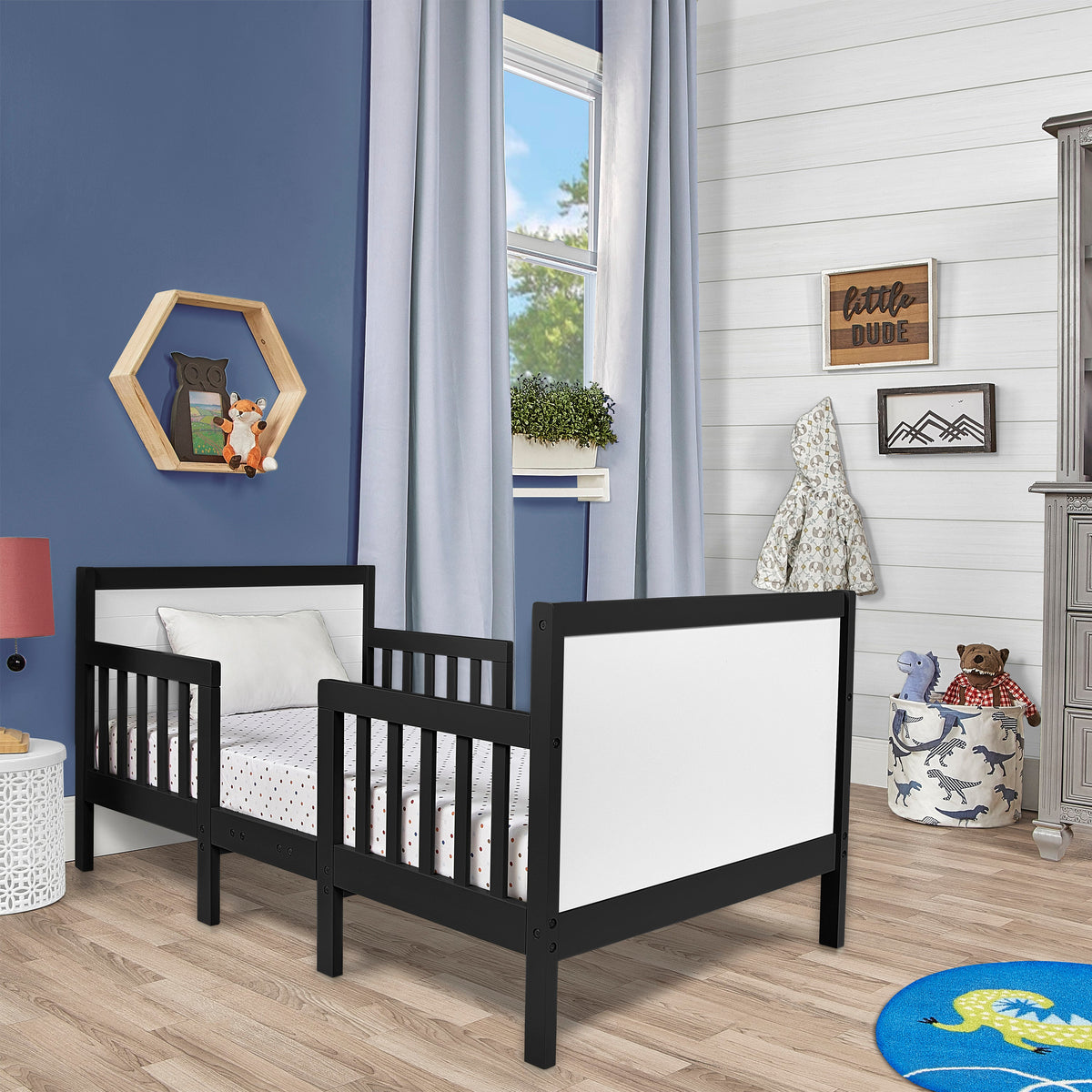 Dream On Me Hudson 3 In 1 Convertible Toddler Bed