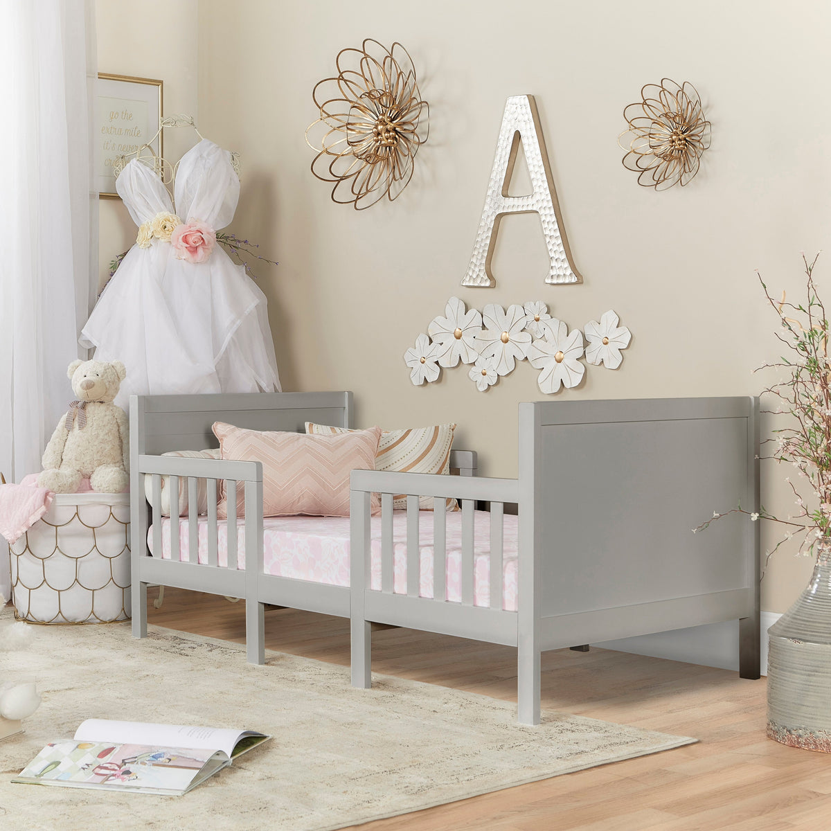 Dream On Me Hudson 3 In 1 Convertible Toddler Bed