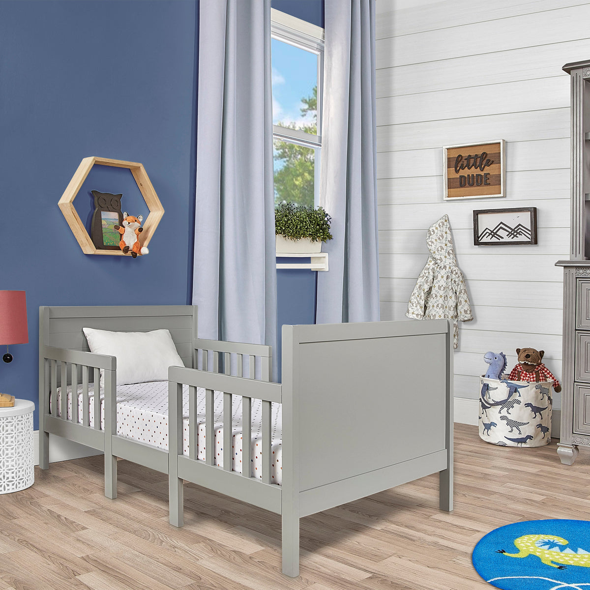 Dream On Me Hudson 3 In 1 Convertible Toddler Bed