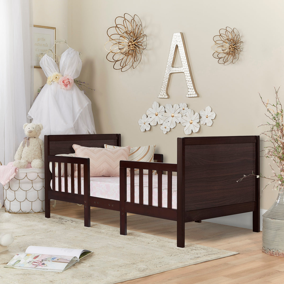 Dream On Me Hudson 3 In 1 Convertible Toddler Bed