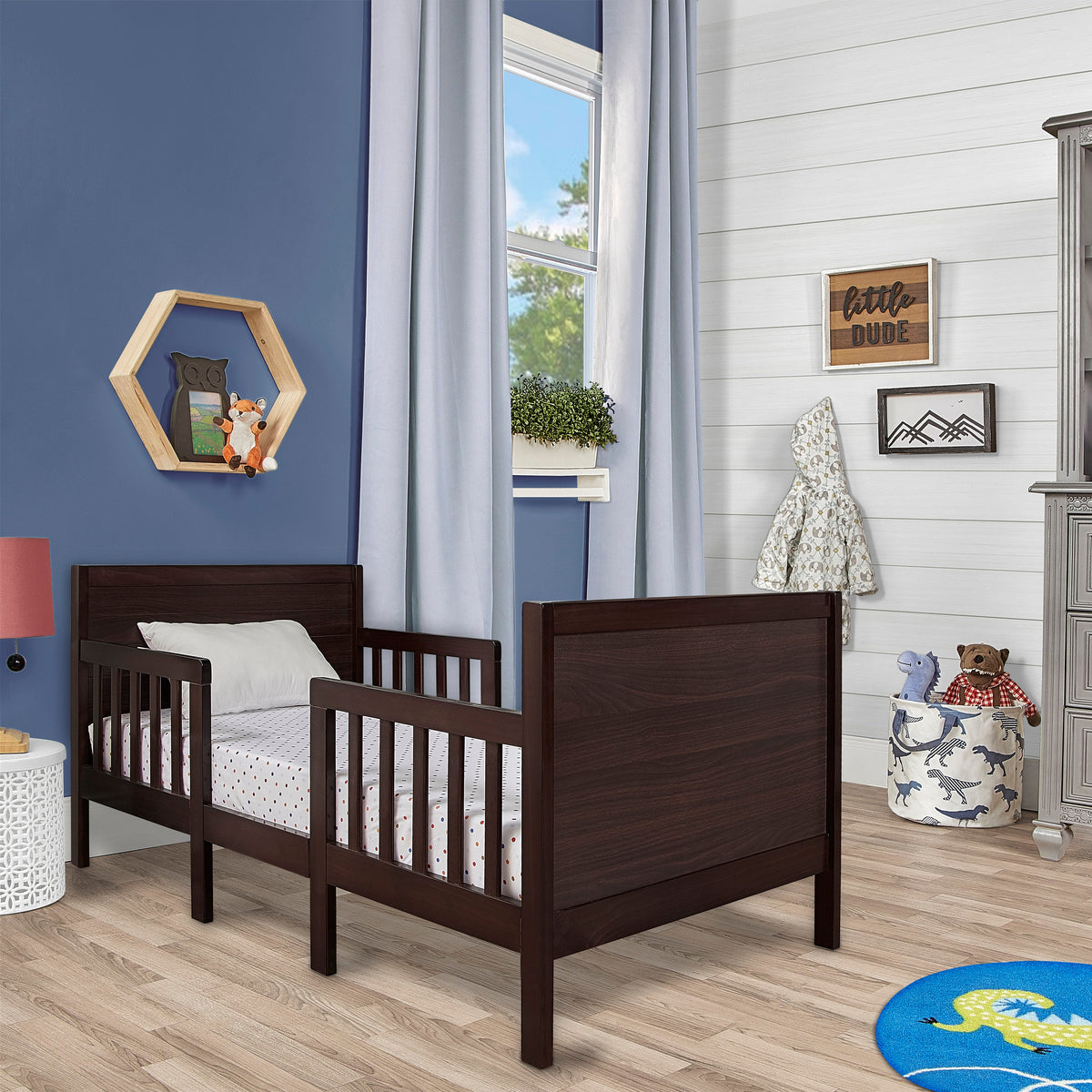 Dream On Me Hudson 3 In 1 Convertible Toddler Bed