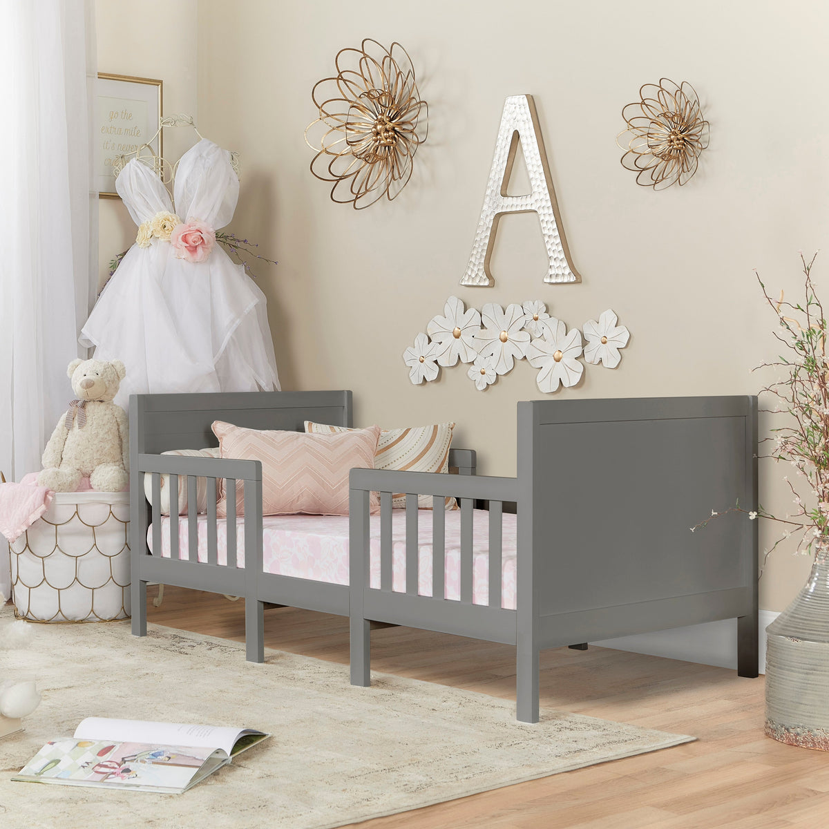 Dream On Me Hudson 3 In 1 Convertible Toddler Bed