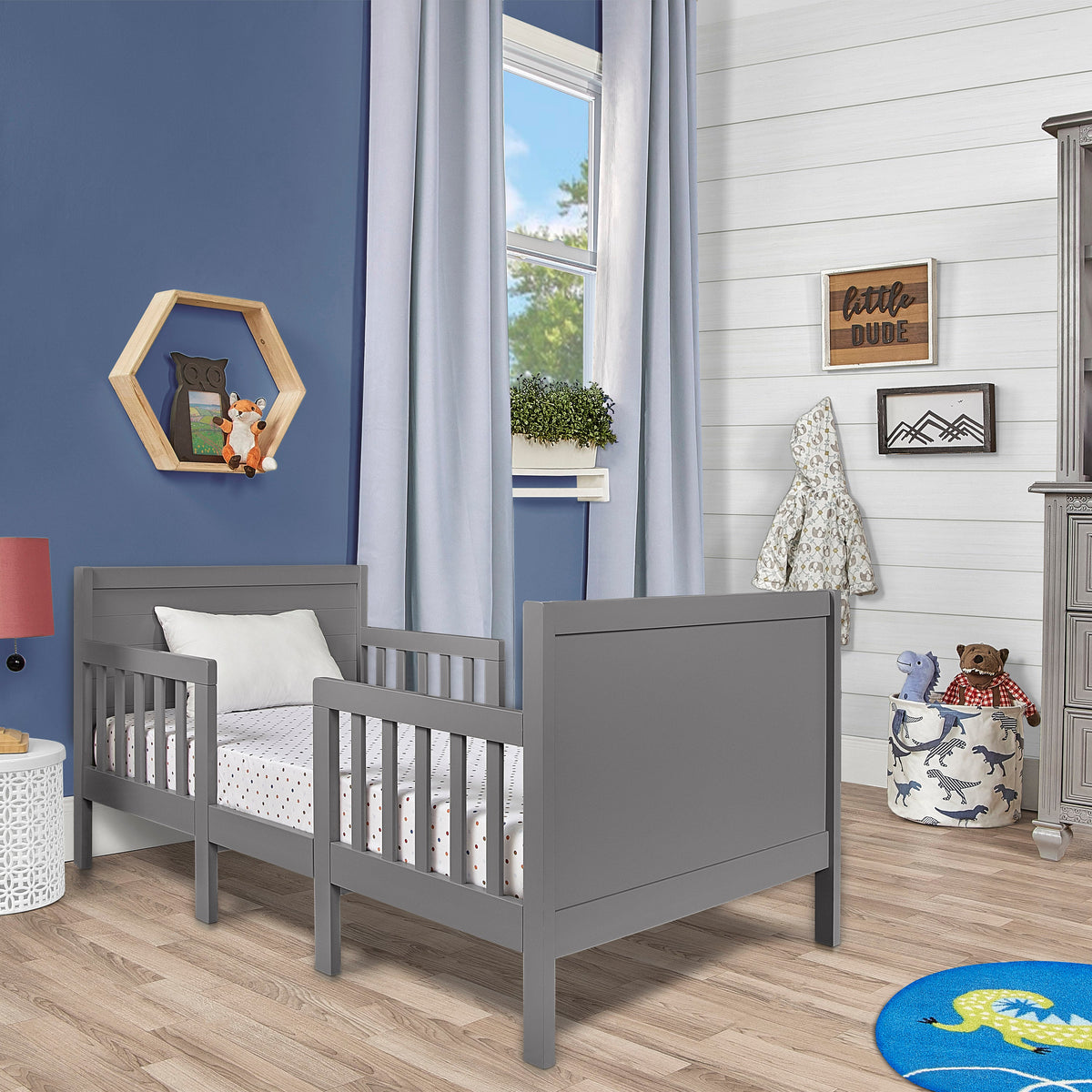 Dream On Me Hudson 3 In 1 Convertible Toddler Bed