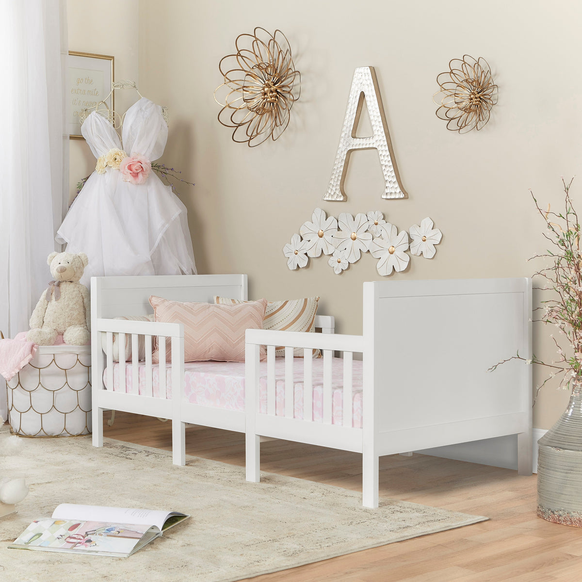 Dream On Me Hudson 3 In 1 Convertible Toddler Bed