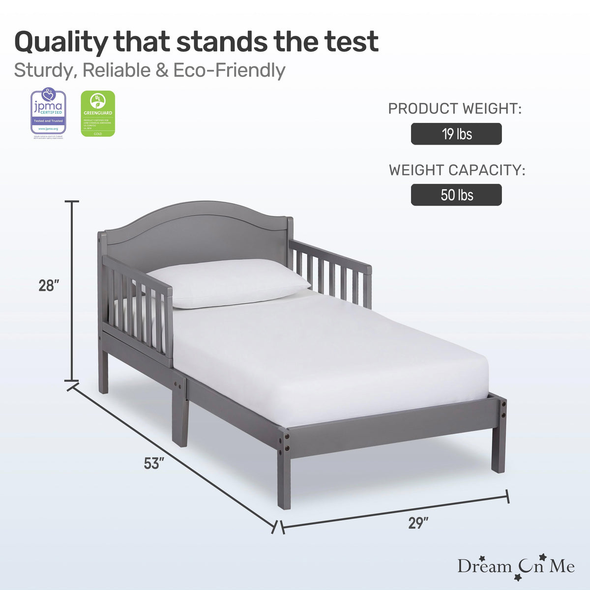 Dream On Me Sydney Toddler bed