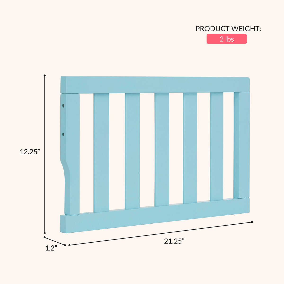 Dream On Me Convertible Crib Toddler Guard Rail