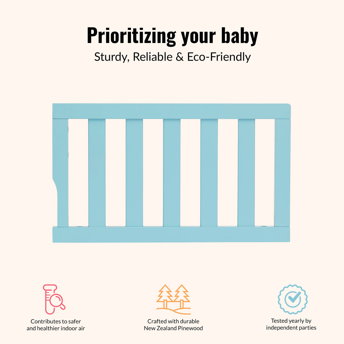 Dream On Me Convertible Crib Toddler Guard Rail