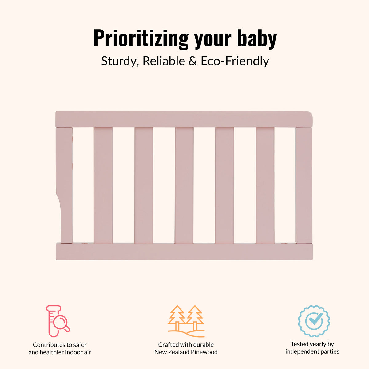 Dream On Me Convertible Crib Toddler Guard Rail