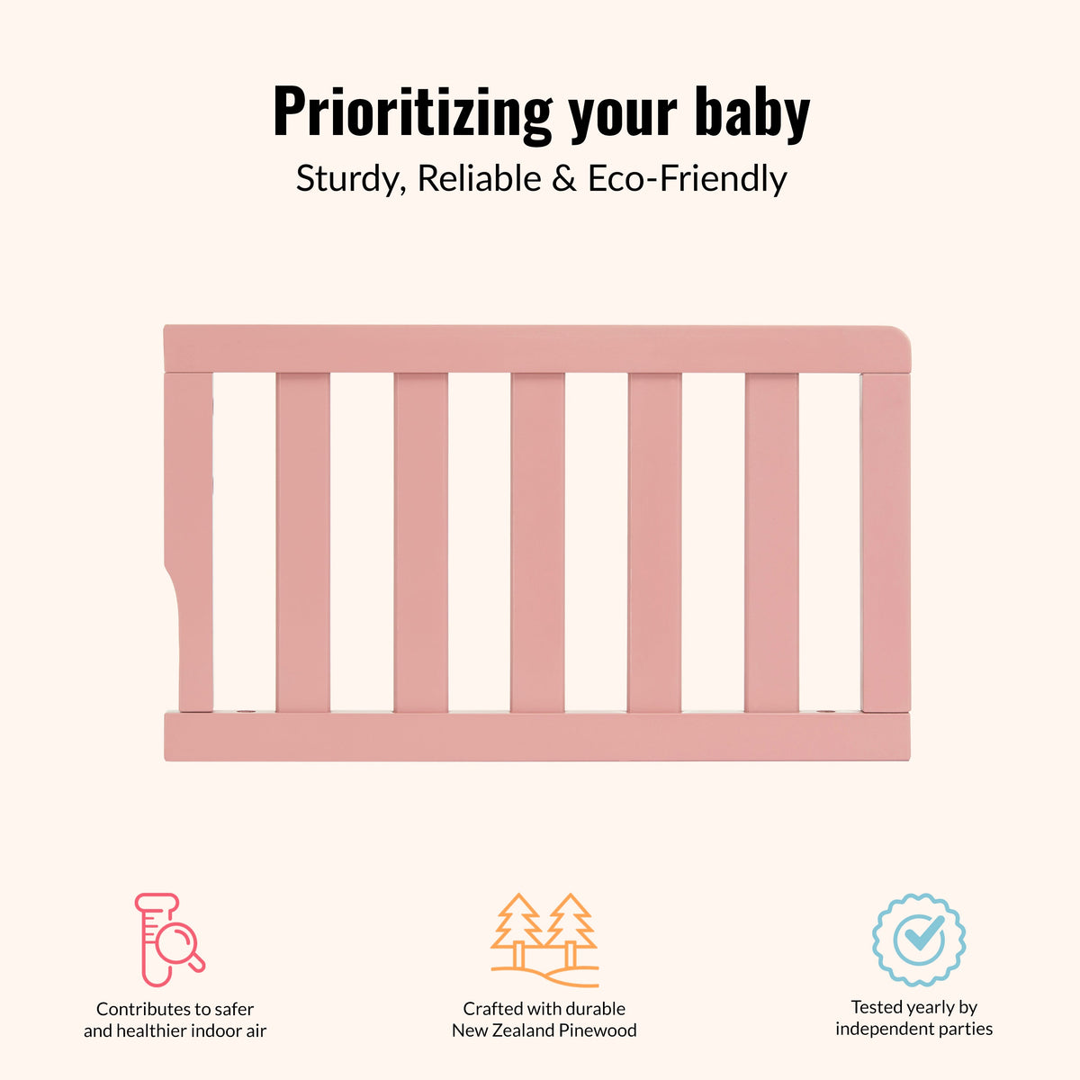 Dream On Me Convertible Crib Toddler Guard Rail