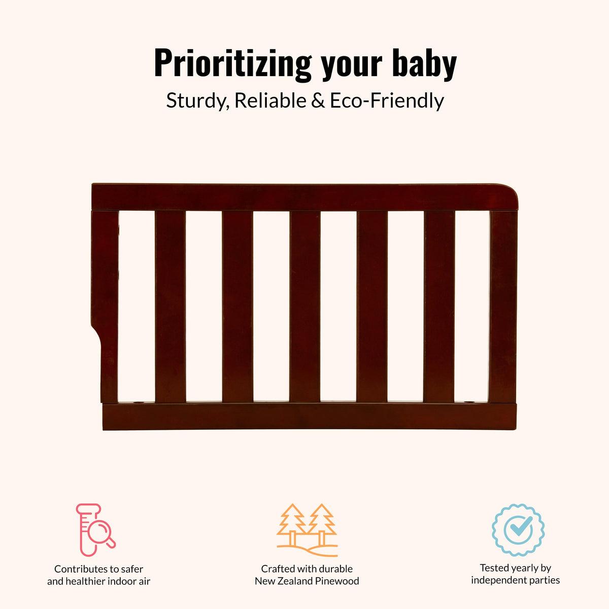 Dream On Me Convertible Crib Toddler Guard Rail