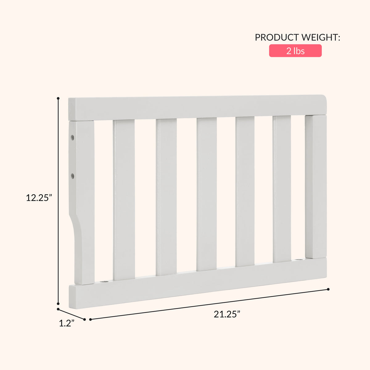 Dream On Me Convertible Crib Toddler Guard Rail