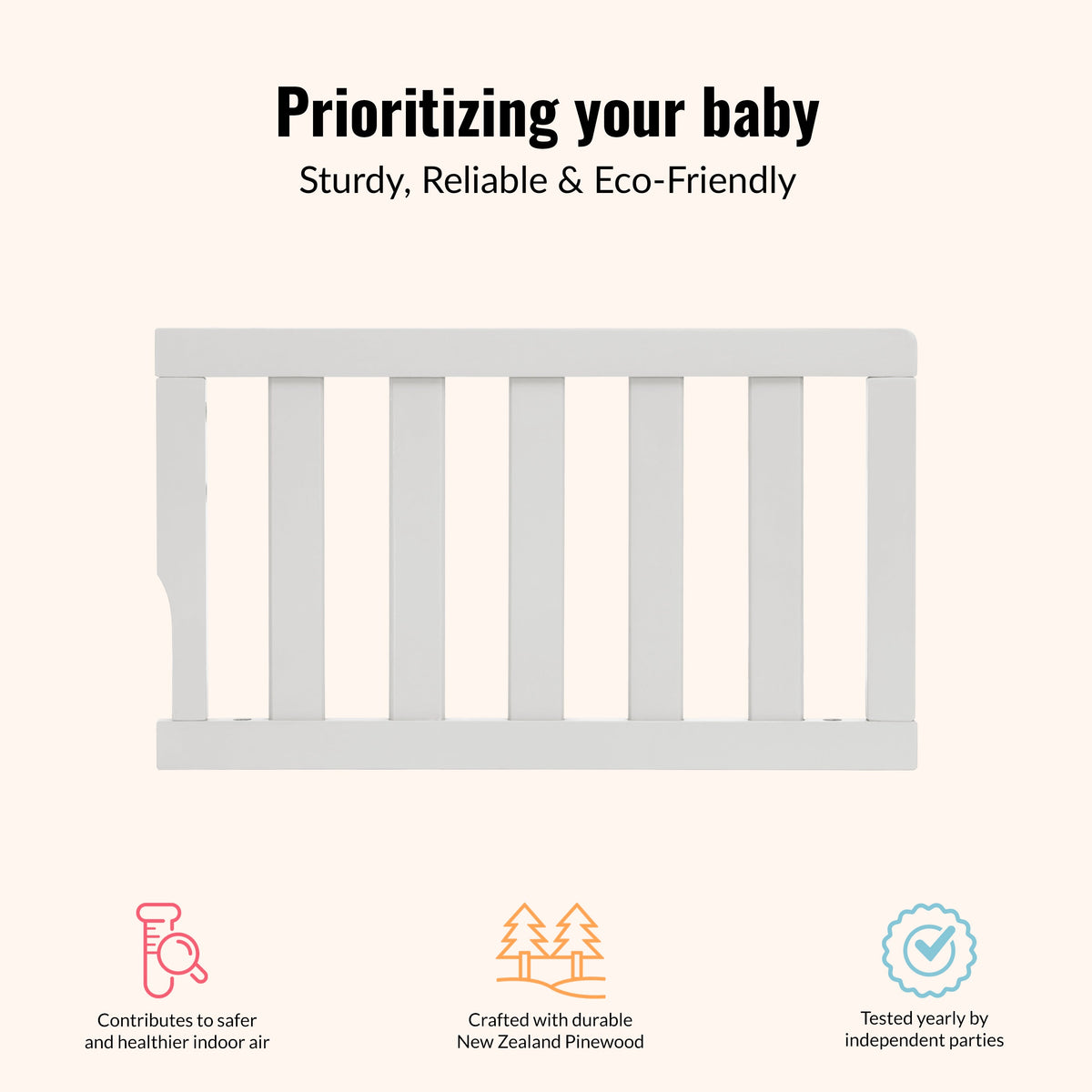 Dream On Me Convertible Crib Toddler Guard Rail