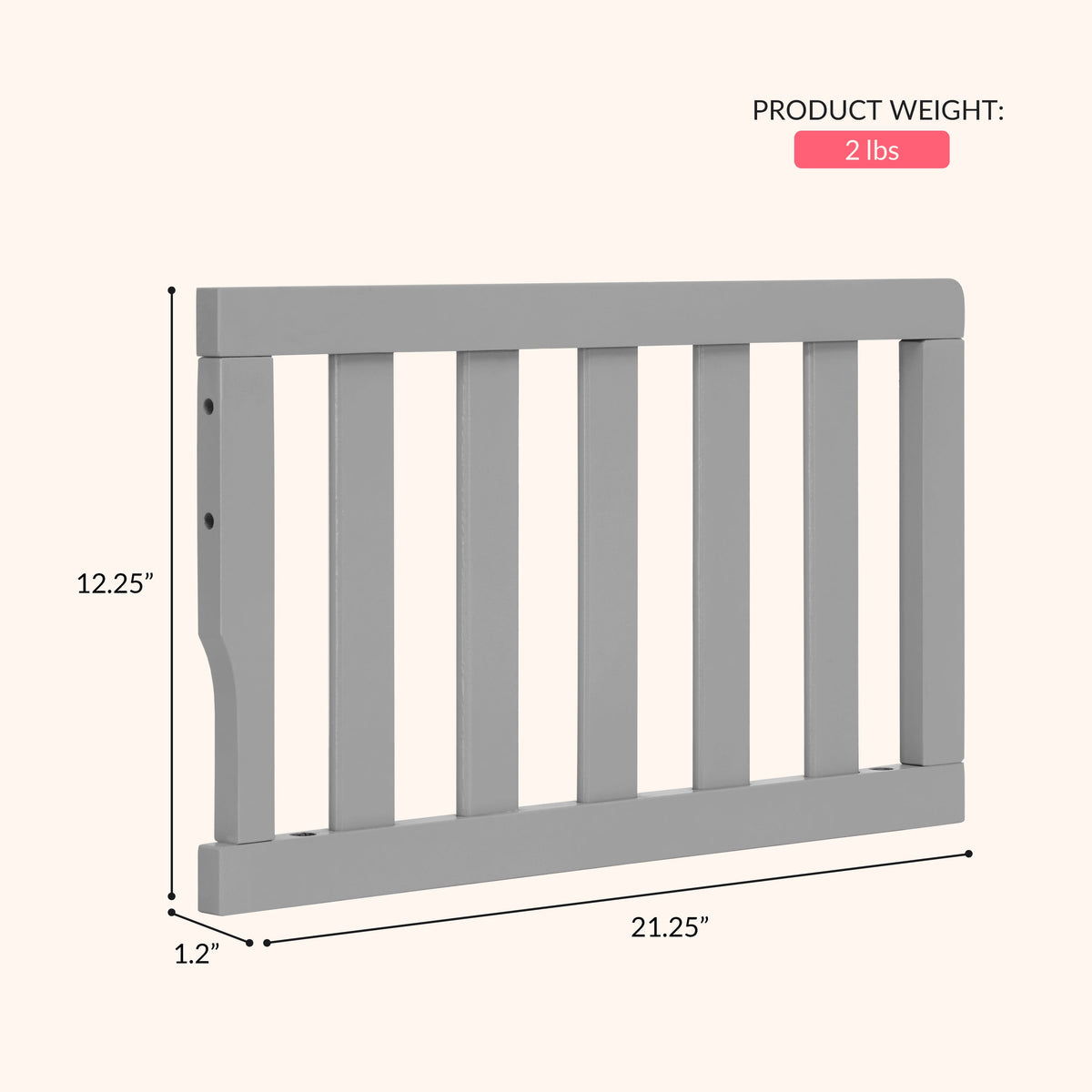 Dream On Me Convertible Crib Toddler Guard Rail