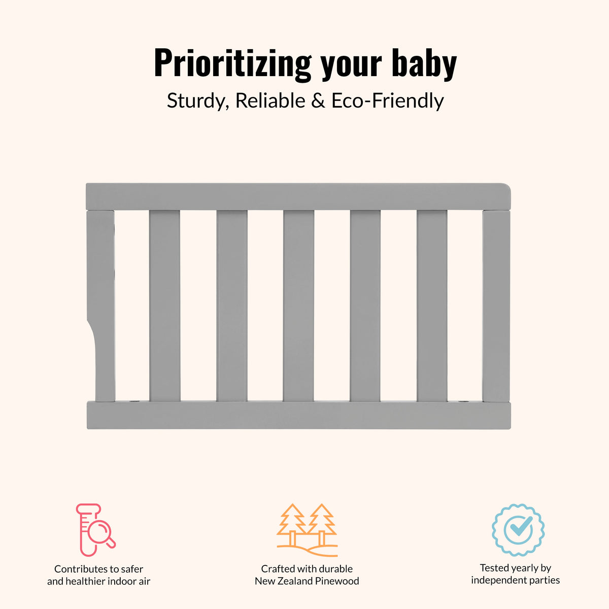 Dream On Me Convertible Crib Toddler Guard Rail
