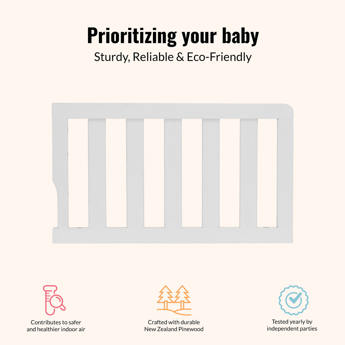 Dream On Me Convertible Crib Toddler Guard Rail