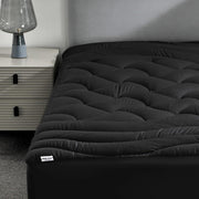 Premium Zoned Cooling Mattress Pad - Black