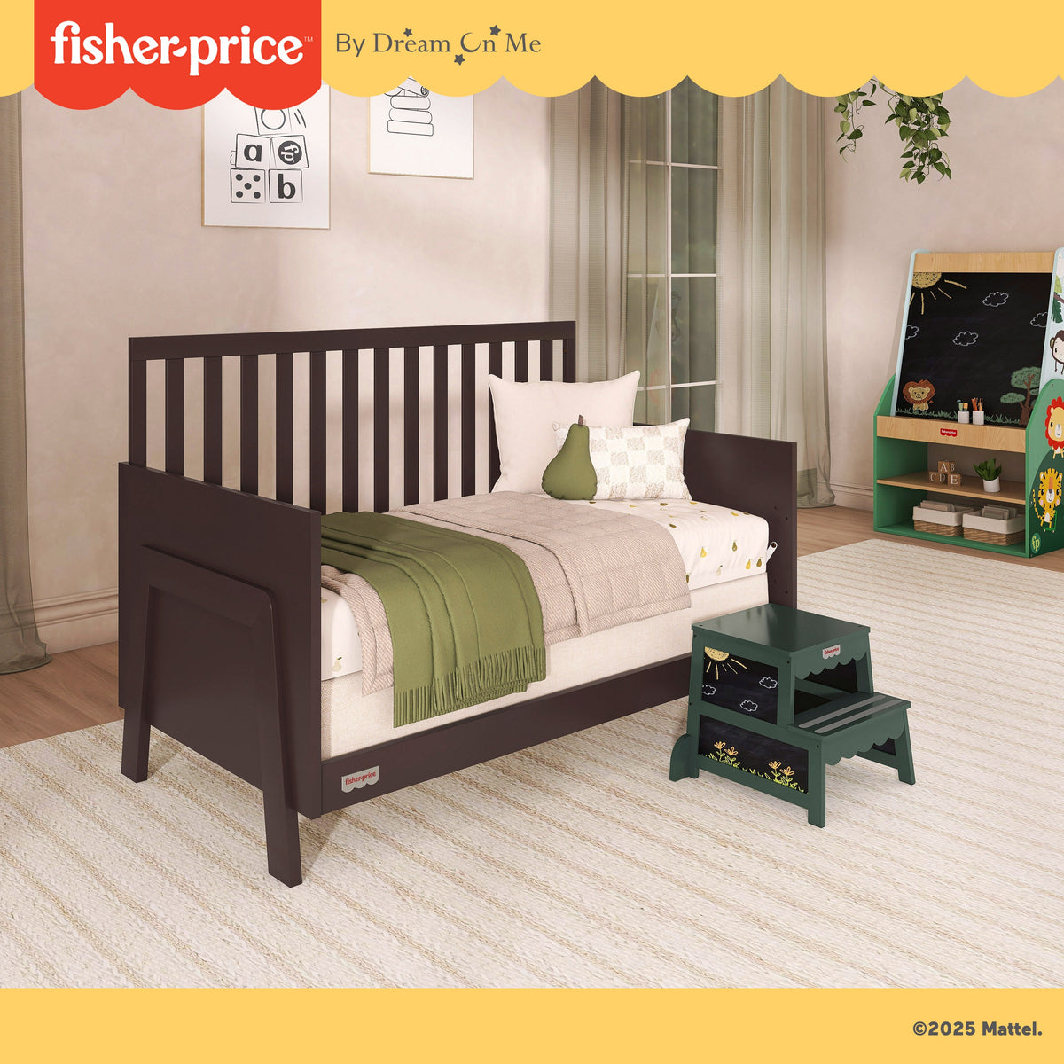 Fisher-Price Iris 5-in-1 Convertible Crib by Dream On Me