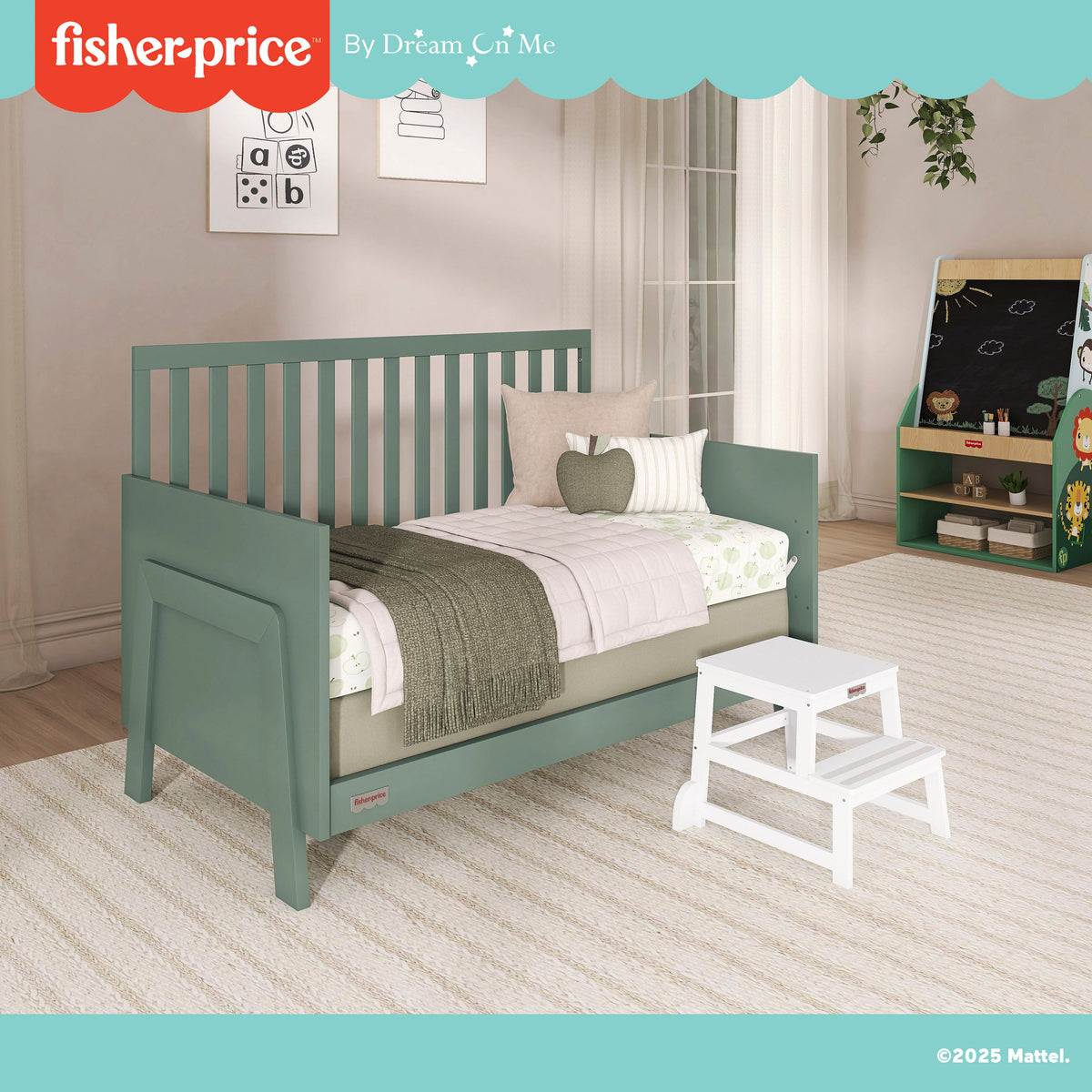 Fisher-Price Iris 5-in-1 Convertible Crib by Dream On Me