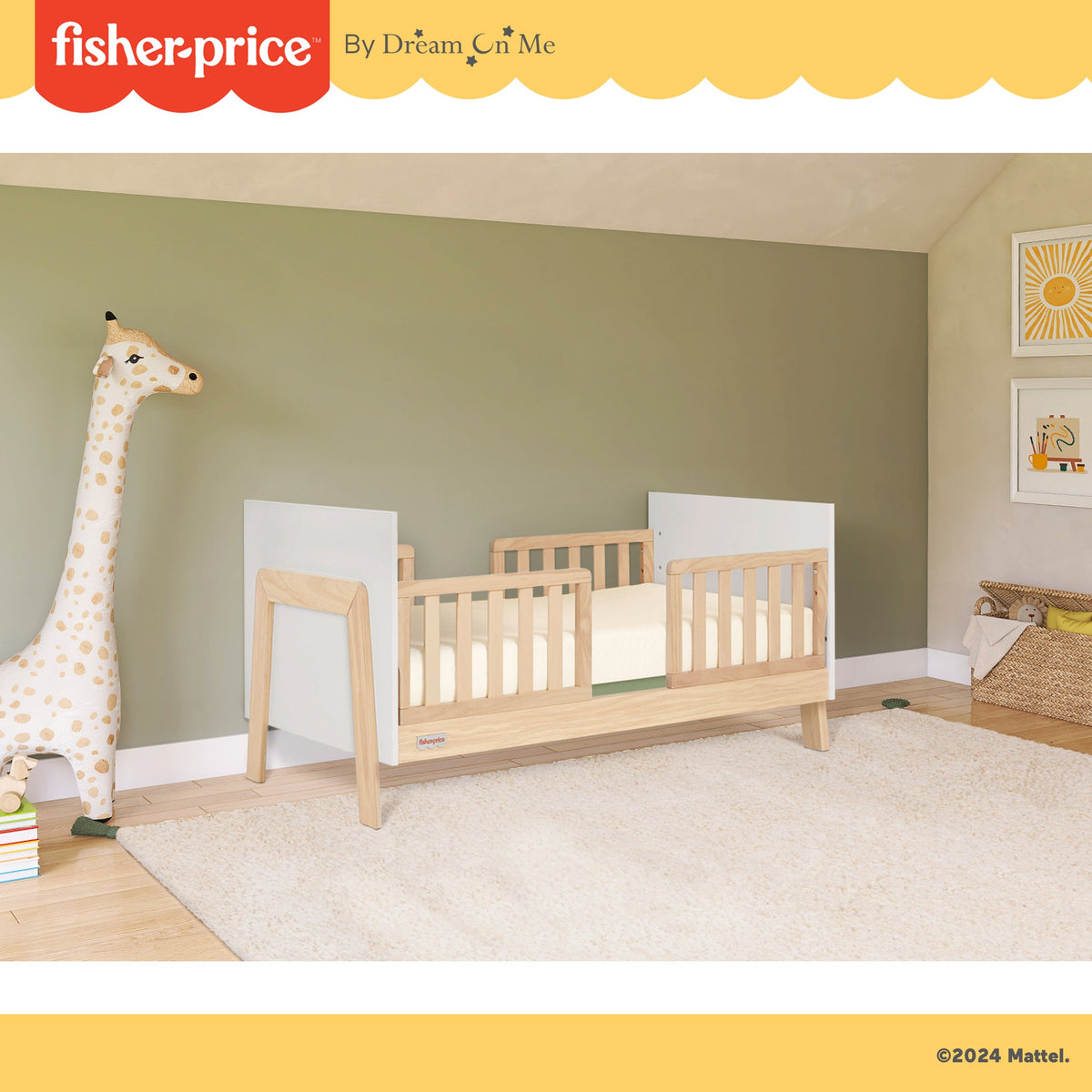 Fisher-Price Iris 5-in-1 Convertible Crib by Dream On Me
