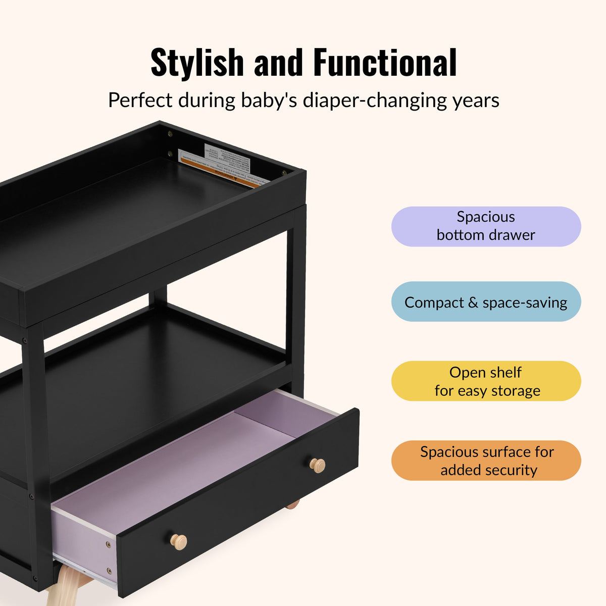 Dream On Me Hygge Changing Table