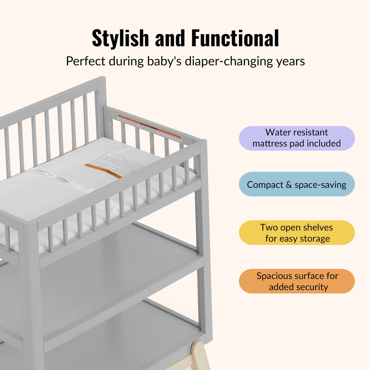 Dream On Me Hygge Changing Table