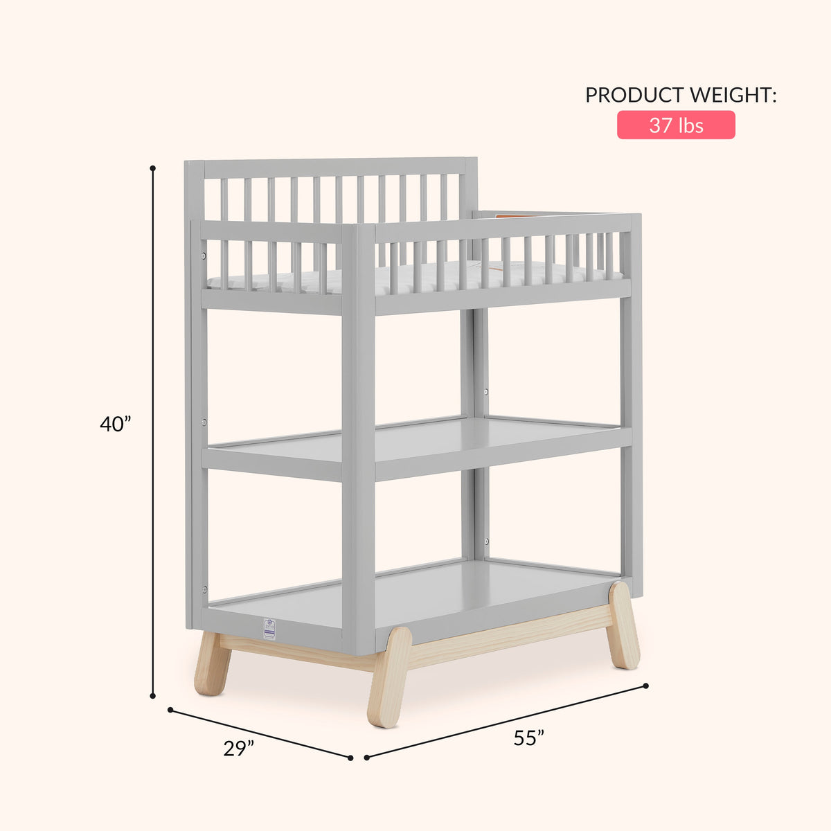 Dream On Me Hygge Changing Table