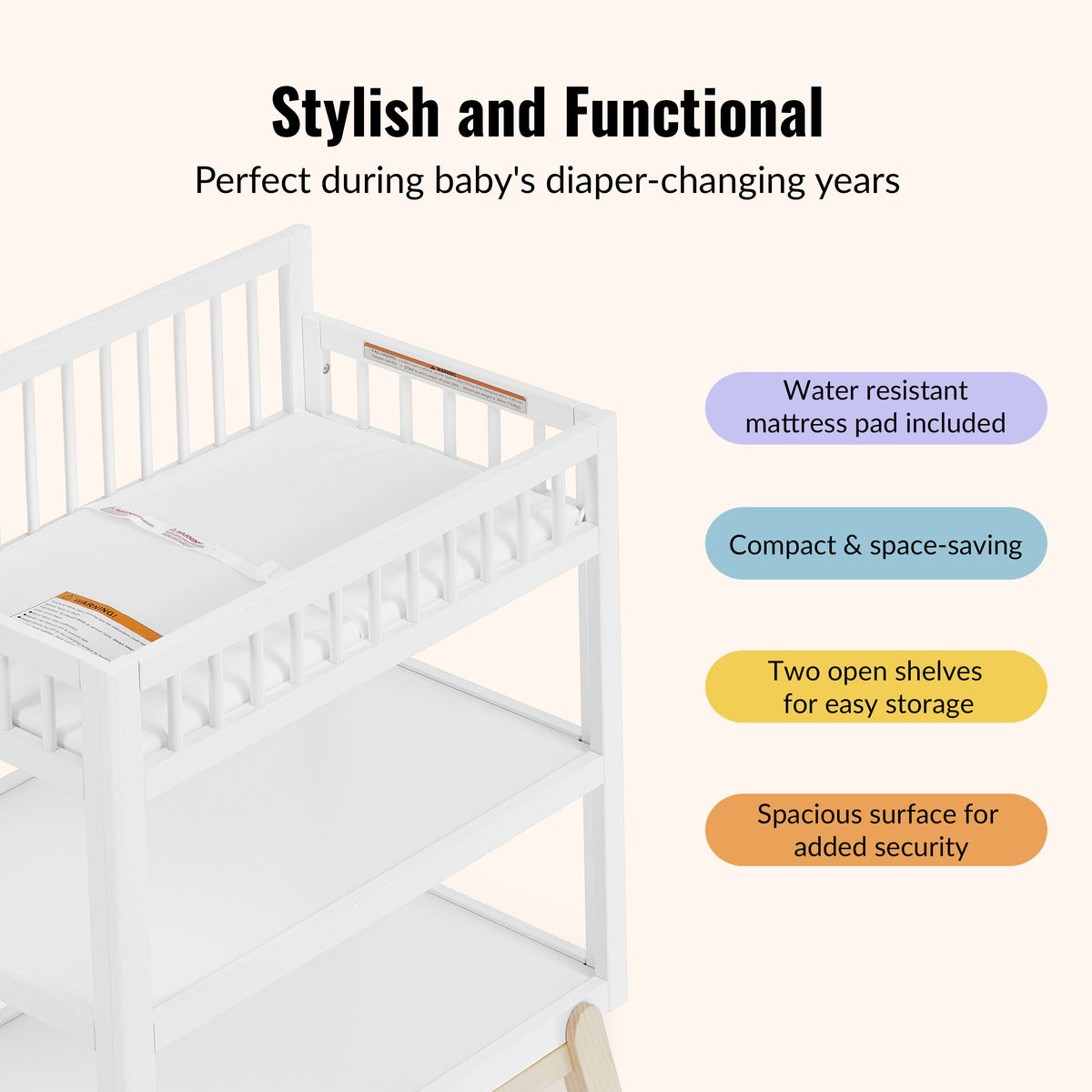 Dream On Me Hygge Changing Table