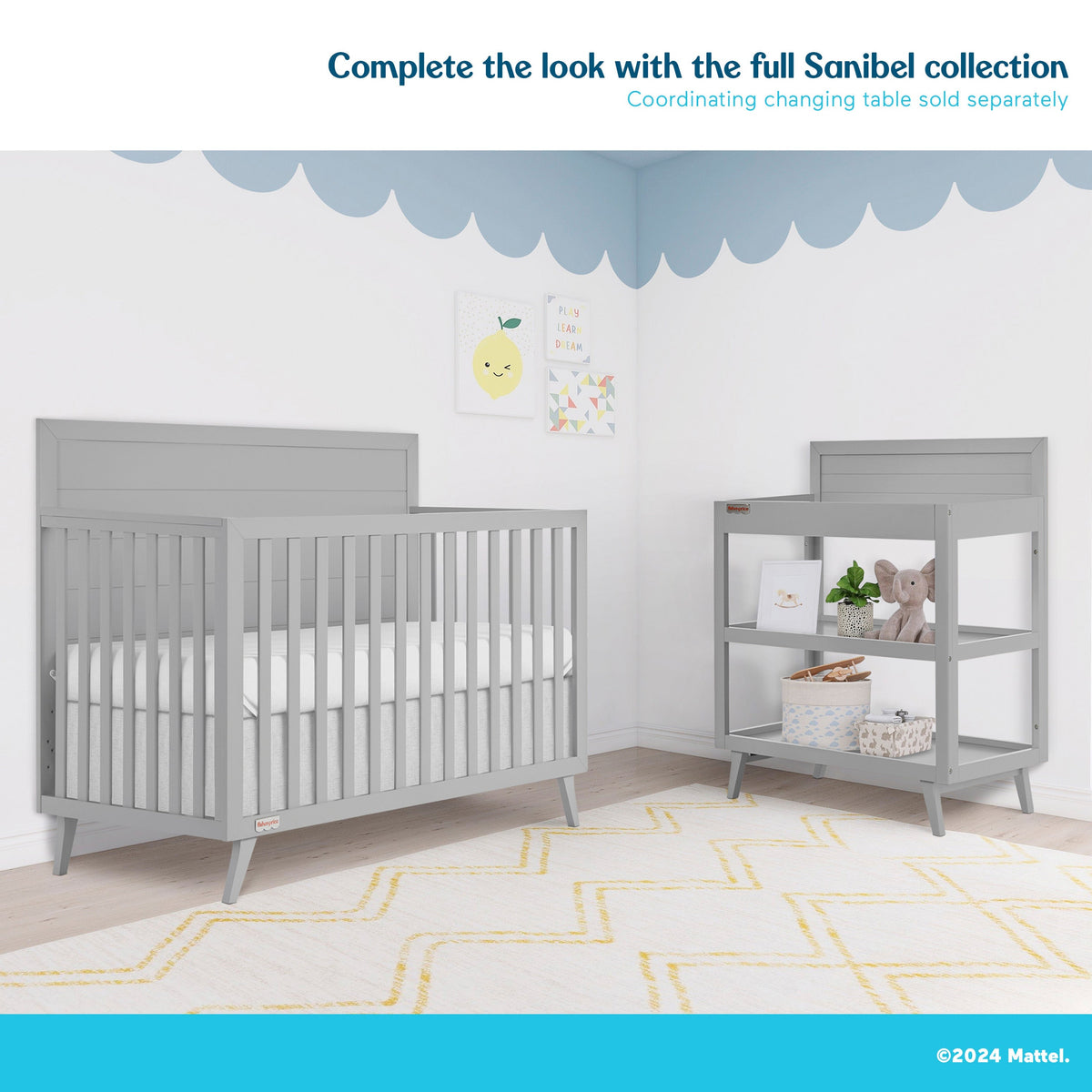 Fisher-Price by Dream On Me Sanibel 5-in-1 Convertible Crib
