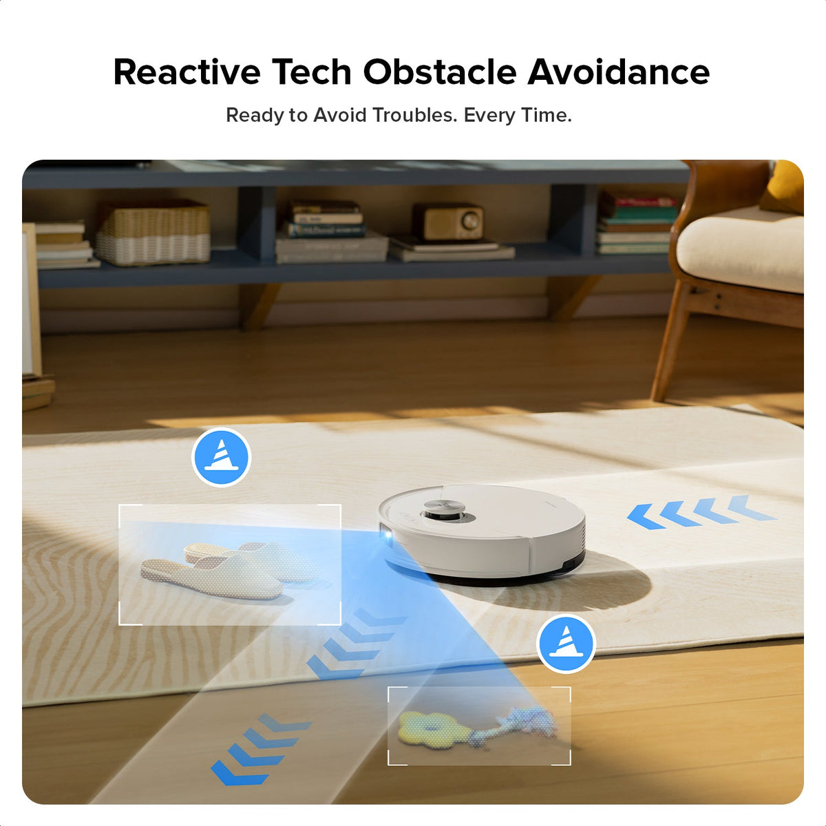 Roborock Q10 S5 Robot Vacuum and Mop with 10,000 Pa Power Suction
