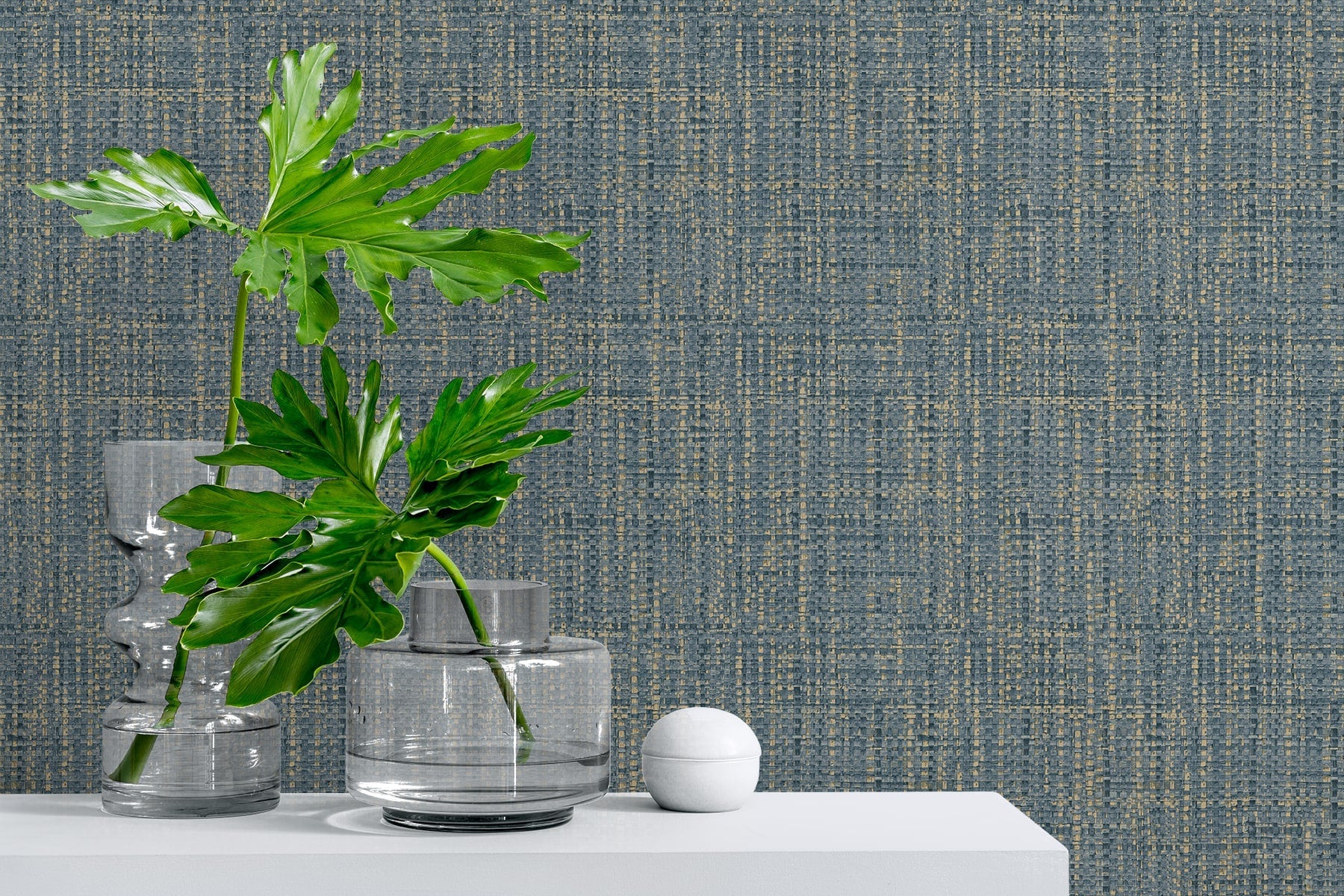 Exuma Faux Weave Peel and Stick Removable Wallpaper