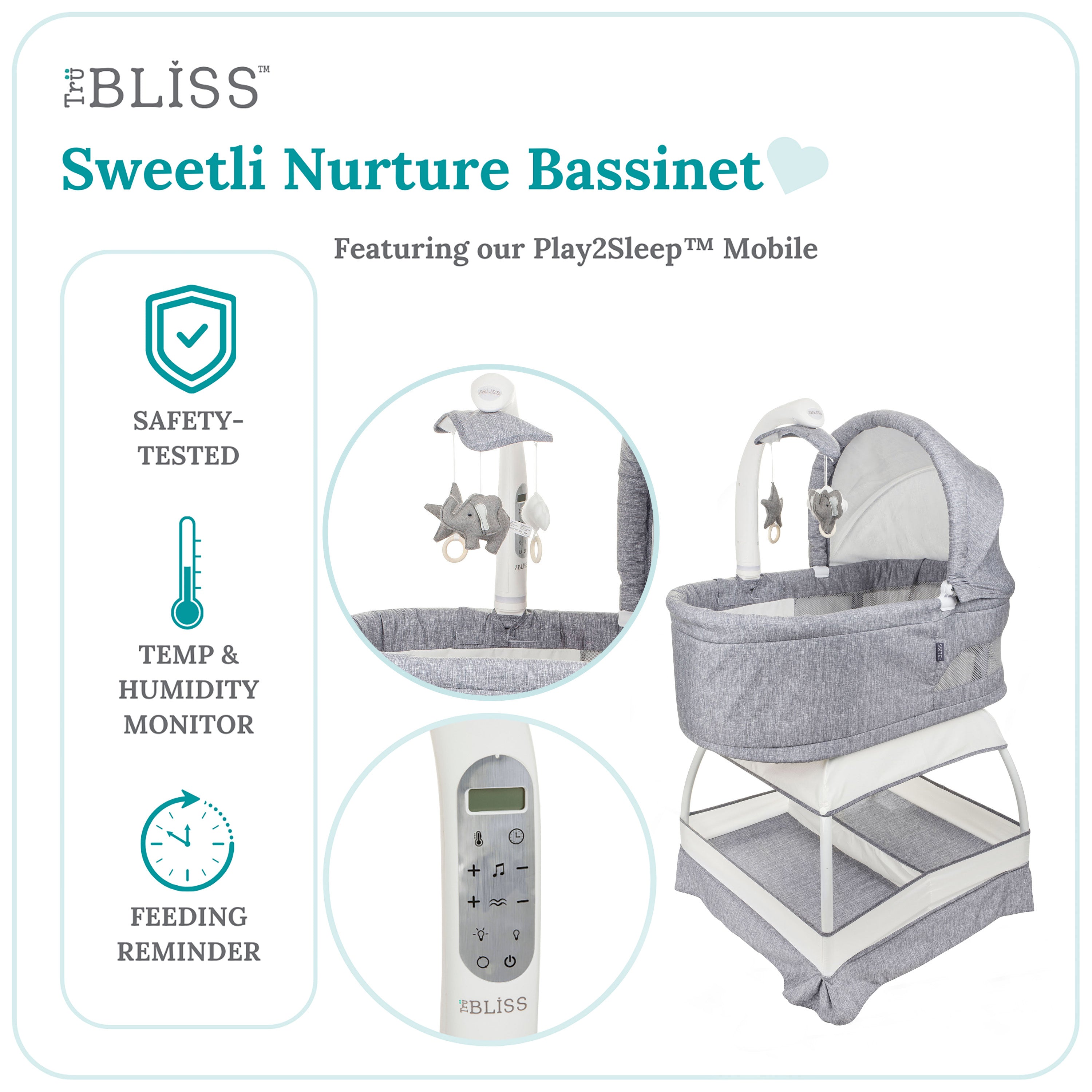 TruBliss Sweetli Nurture Bassinet