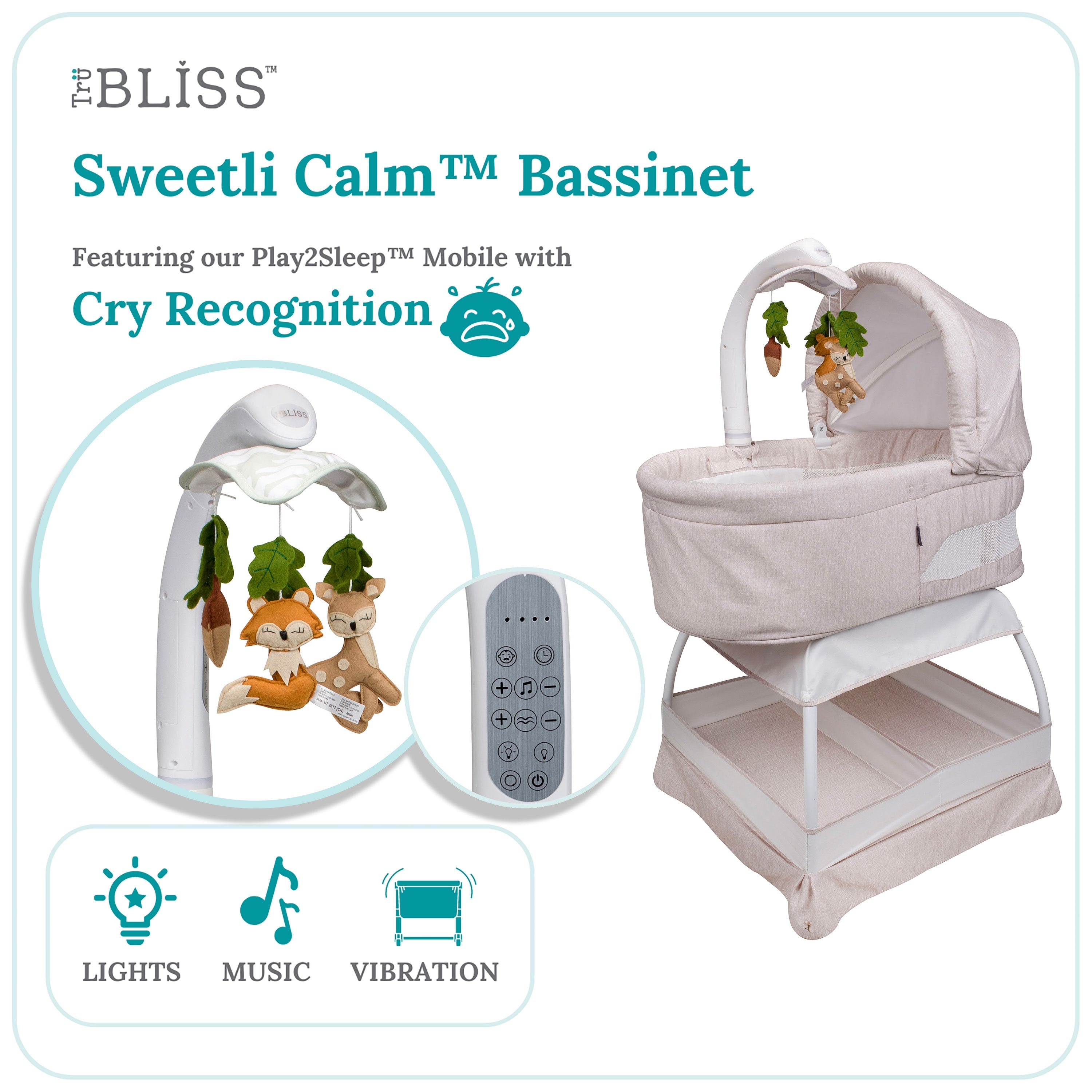 TruBliss® Sweetli Calm Bassinet