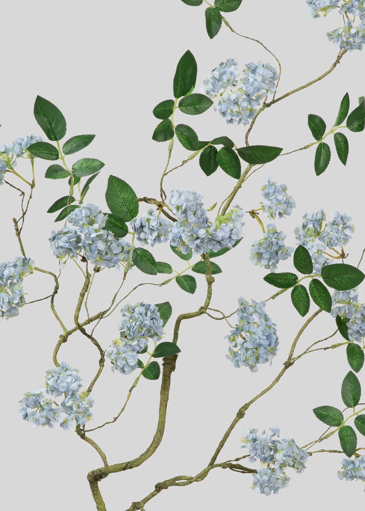 Artificial Spring Blossom Flower Branch in Blue - 41"
